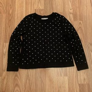 Black Polka Dot Sweater